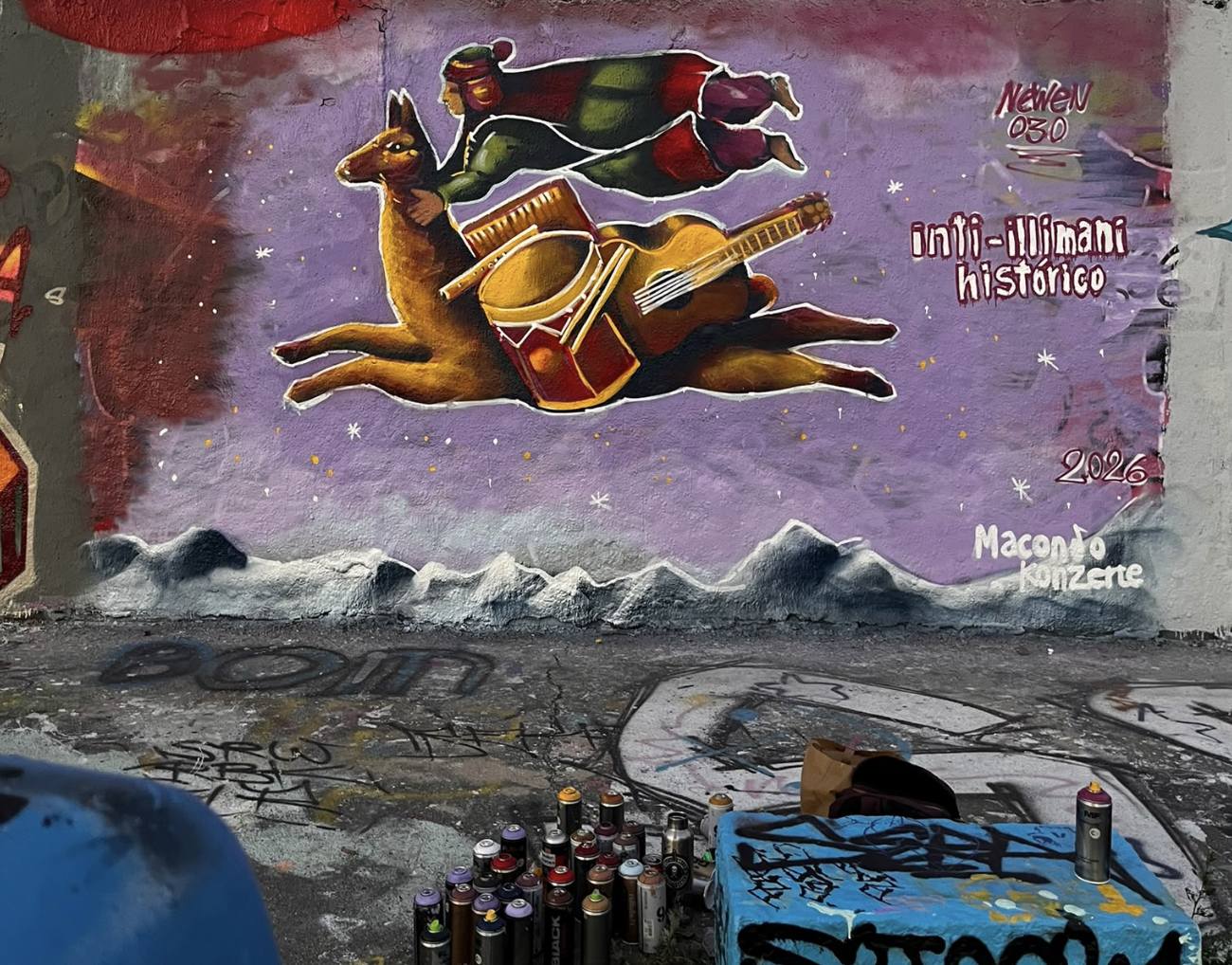 Inti-Illimani Histórico llega al Muro de Berlín